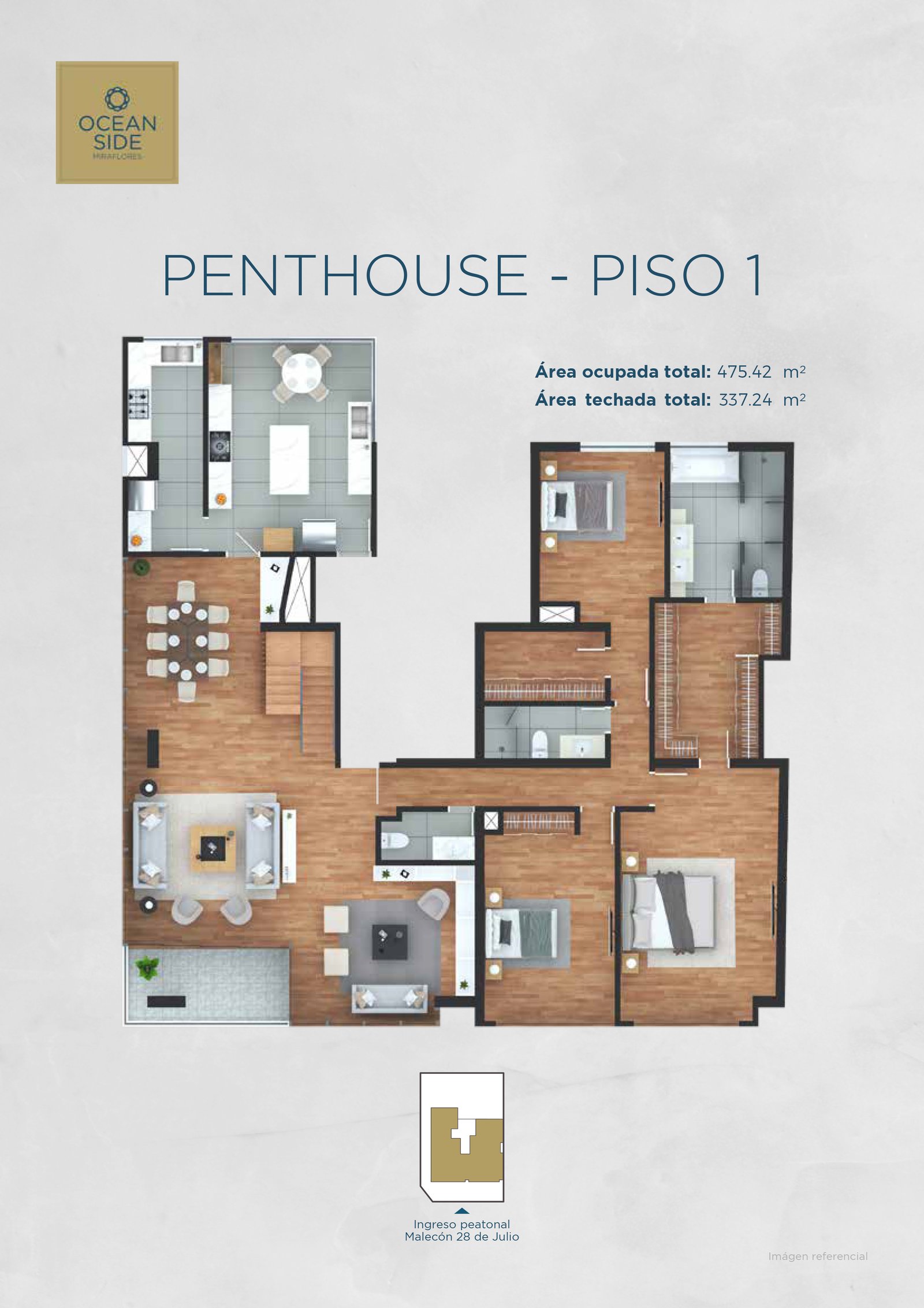 imagen Penthouse Piso 1 - Ocean Side Miraflores